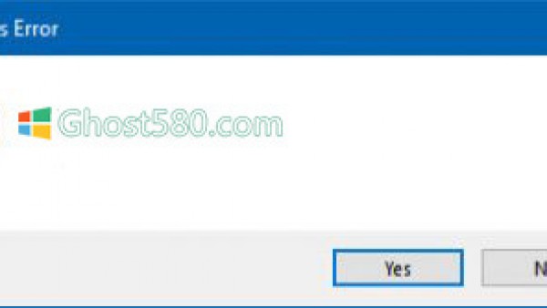 Windows 10中没有文本的空或空白对话框?