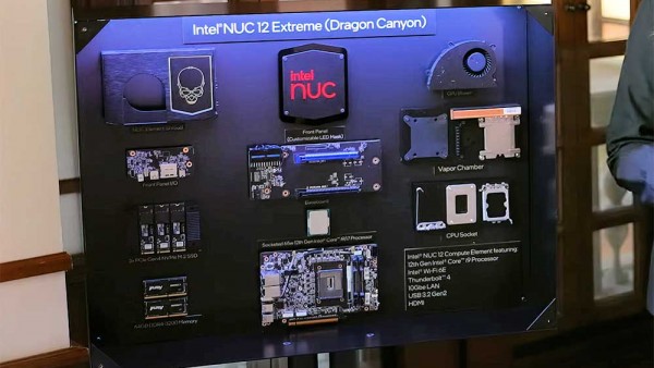 Intel 12代NUC迷你机至尊版细节泄露 首次可升级CPU