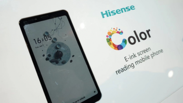 海信CES 2020发布全球首款彩色水墨屏阅读手机