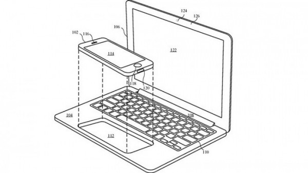 专利显示：苹果正尝试将iPhone或iPad嵌入Mac