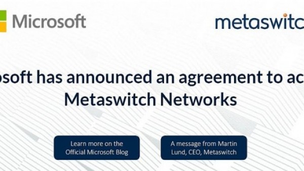 微软收购Metaswitch：共同发力5G和云服务