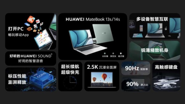 14寸“大屏手机”真面揭开，华为MateBook 13s/14s正式发布