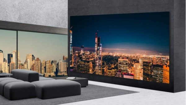 LG发布DVLED Extreme家庭影院 将墙壁变成325英寸8K电视